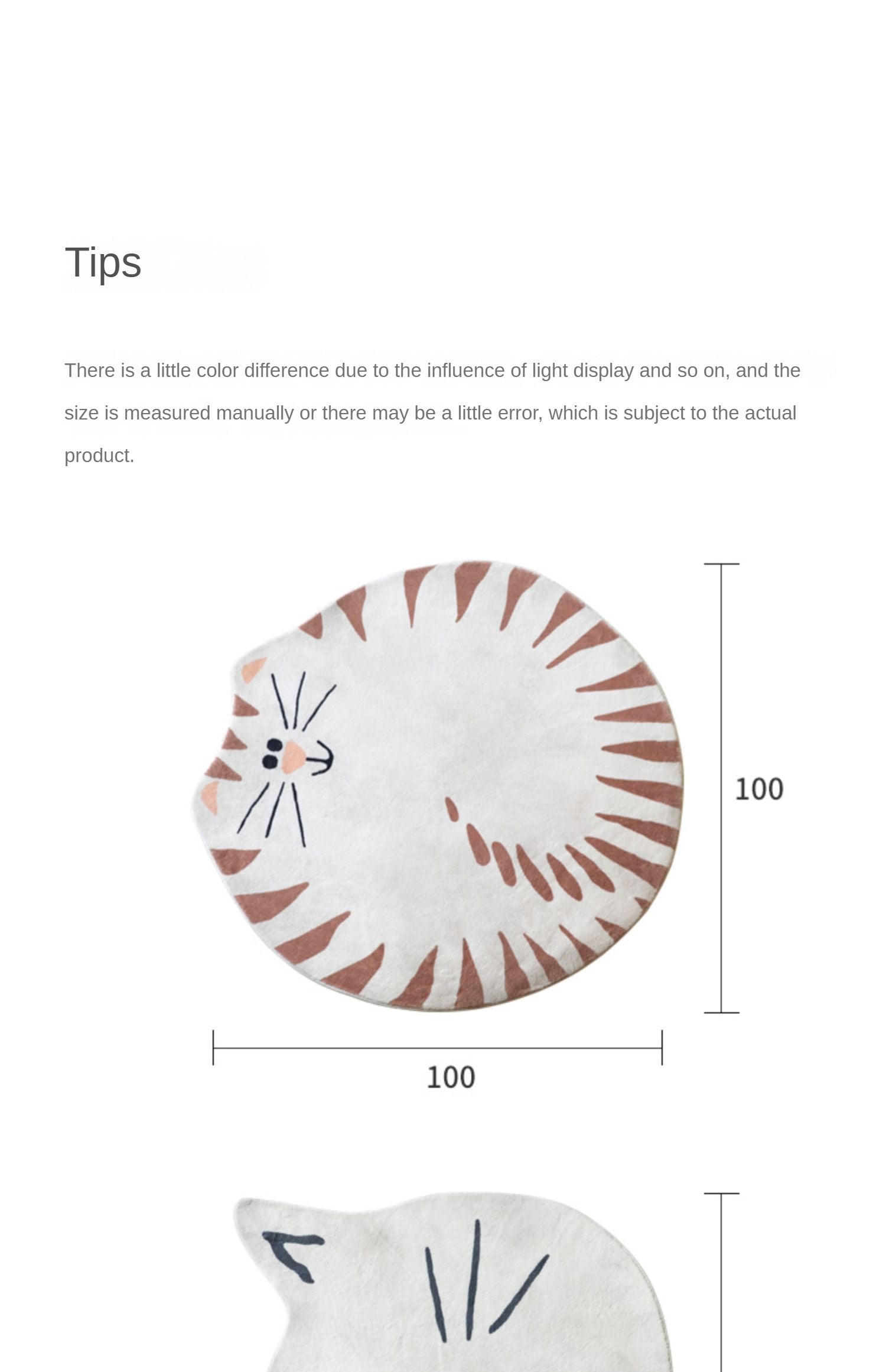 Anti-dirty cute non-slip carpet