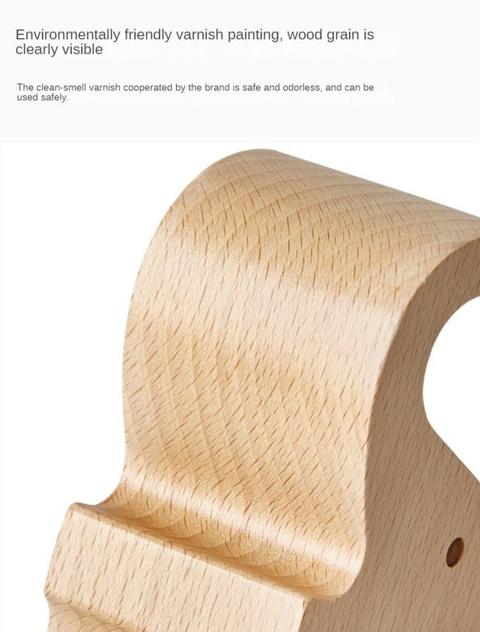 Beech Solid Wood Animal Shape Pen Holder