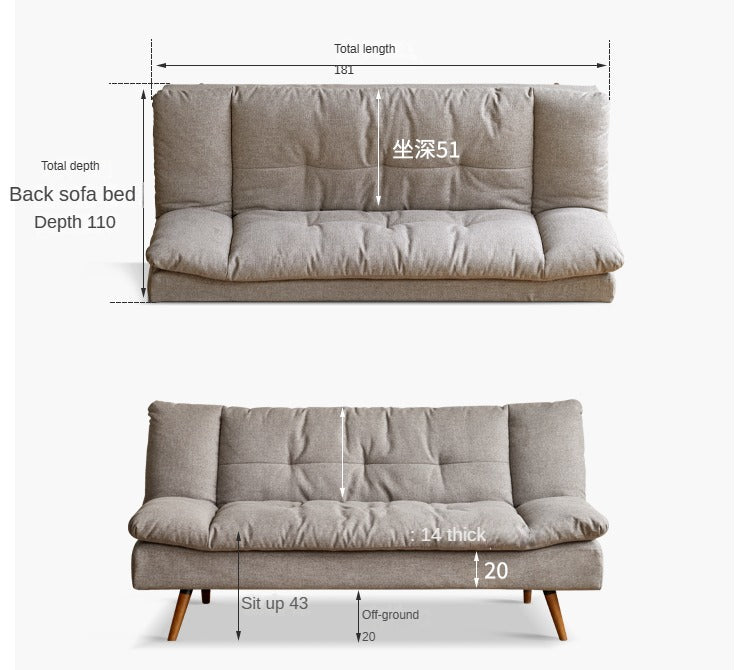 Fabric Sleeper sofa+