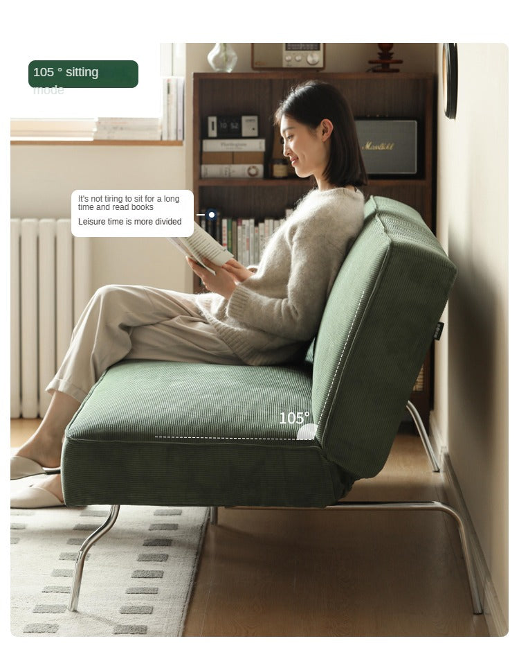 Retro Corduroy Sleeper Sofa.