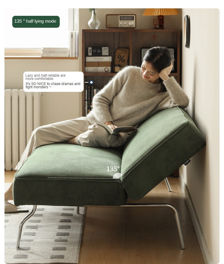 Retro Corduroy Sleeper Sofa.