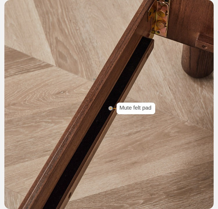 Oak Solid Wood Bed with Light, Storage Space