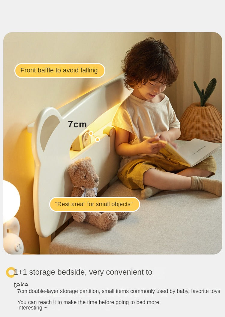 Poplar solid wood Little White Bear kids Bed<