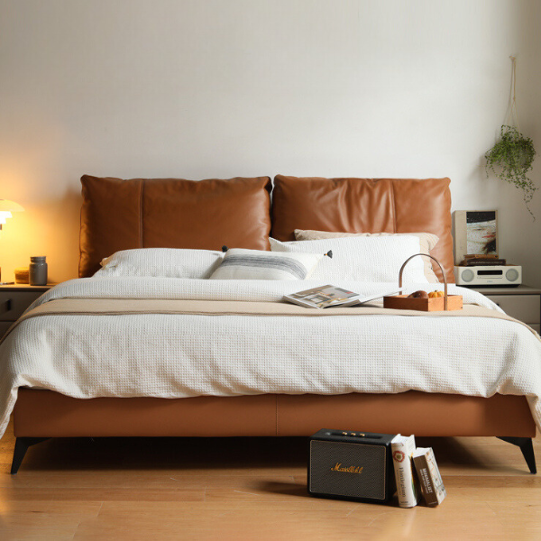 American Cow Leather First Layer Bed