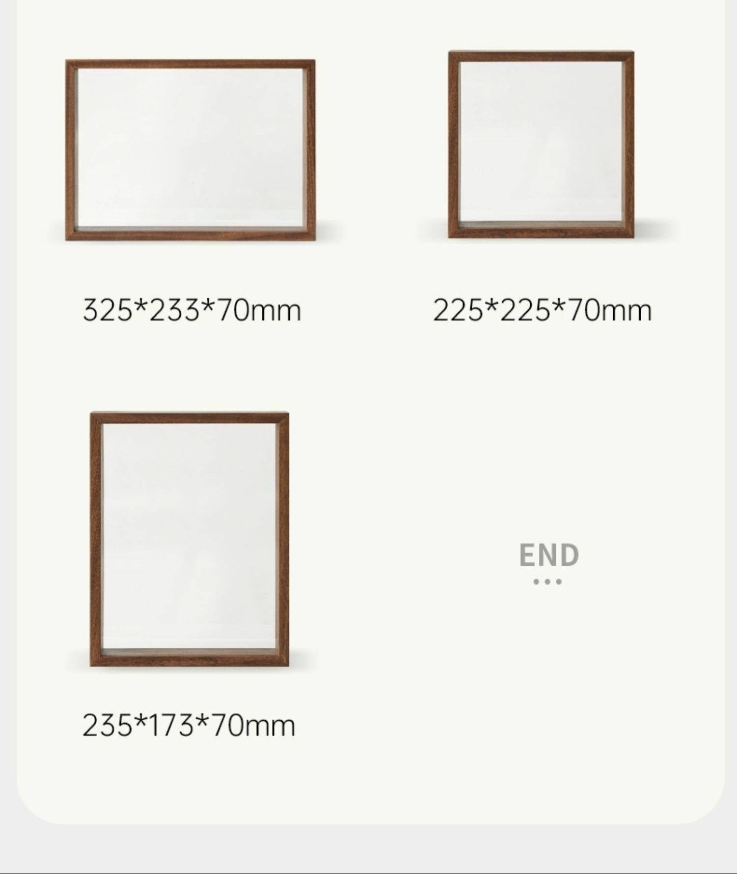 Beech, Sapele Solid Wood Nordic Hollow Photo Frame