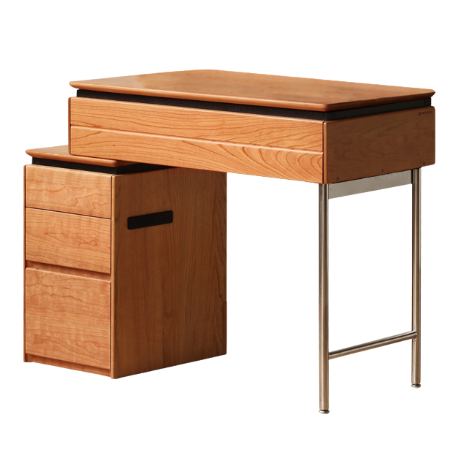 Cherry Wood Retractable Dressing Table