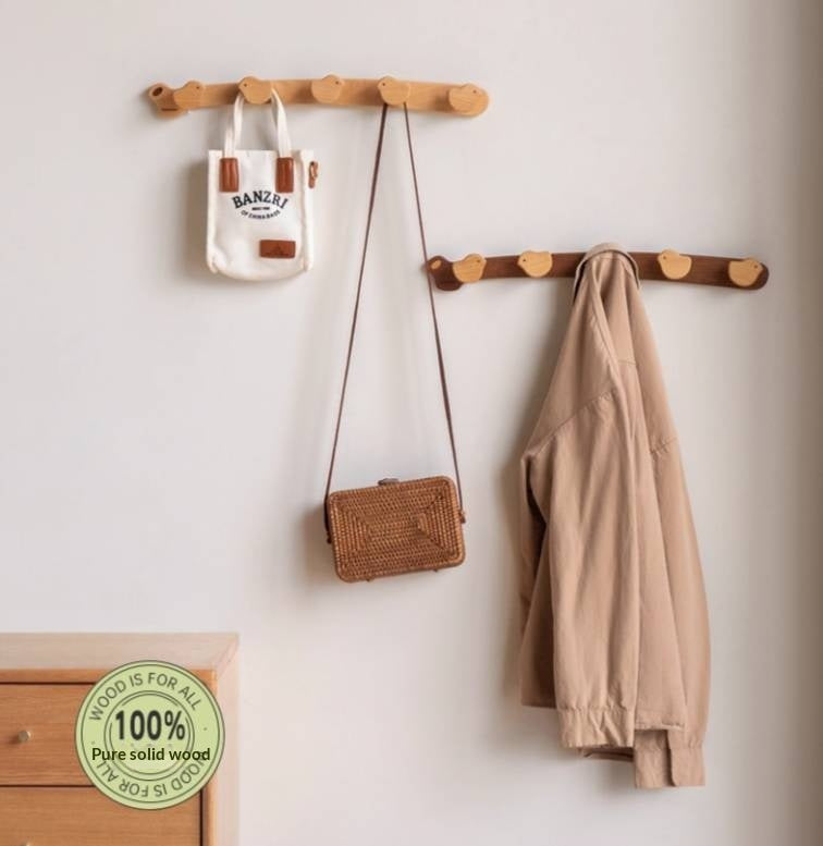 Beech Solid Wood Entry Door Porch Hanger