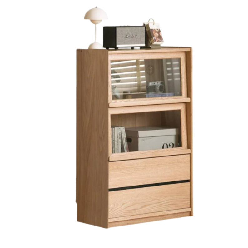 Ash Solid Wood Modern Side Cabinet