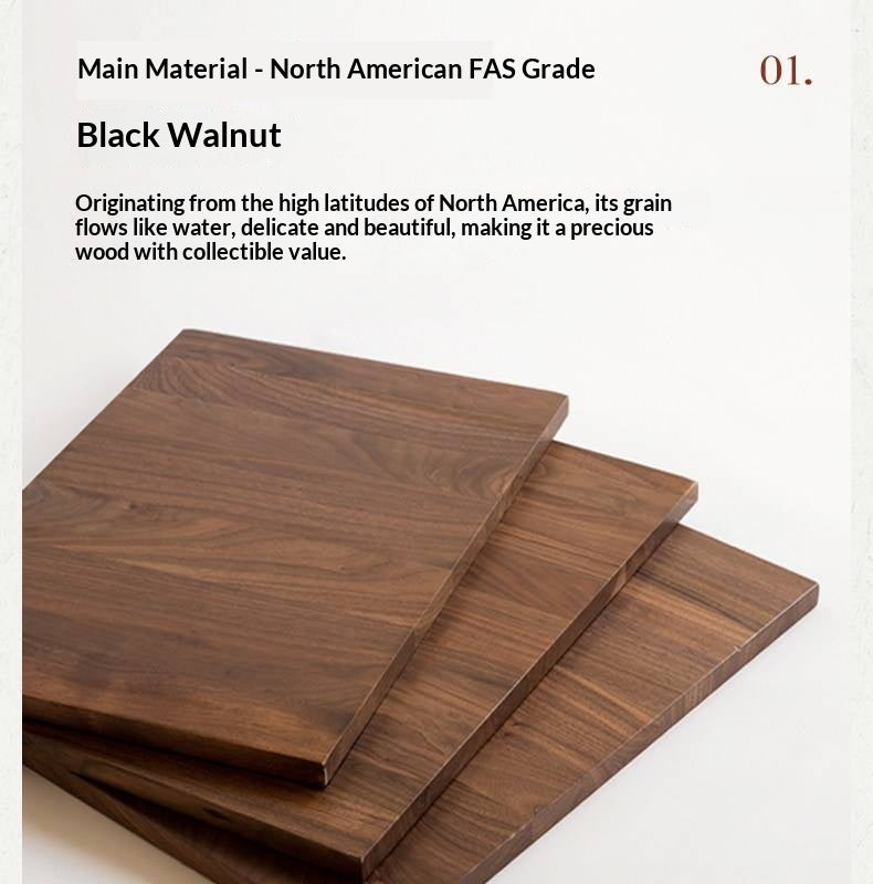 Black Walnut Solid Wood Ancient Style Buffet Cabinet