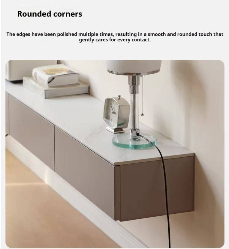 Tulipwood Wall-Mounted Suspended Splicing TV Cabinet.