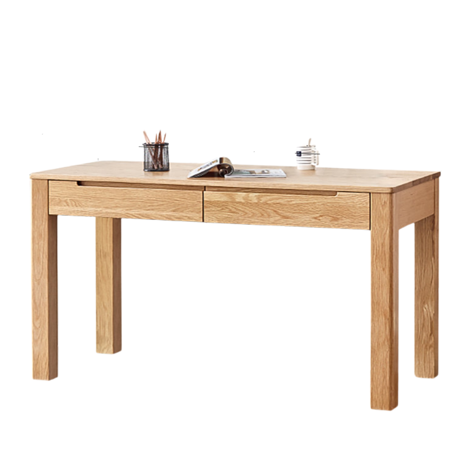 Oak, Beech Solid Wood Office Desk