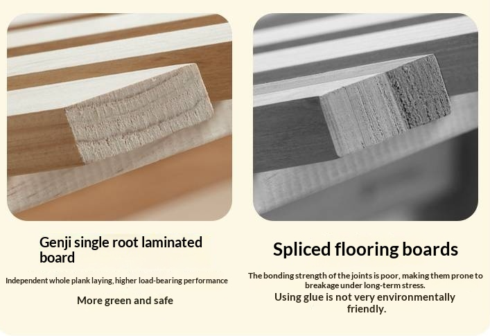 Rubberwood Solid Wood Children's White Storage Box Bed