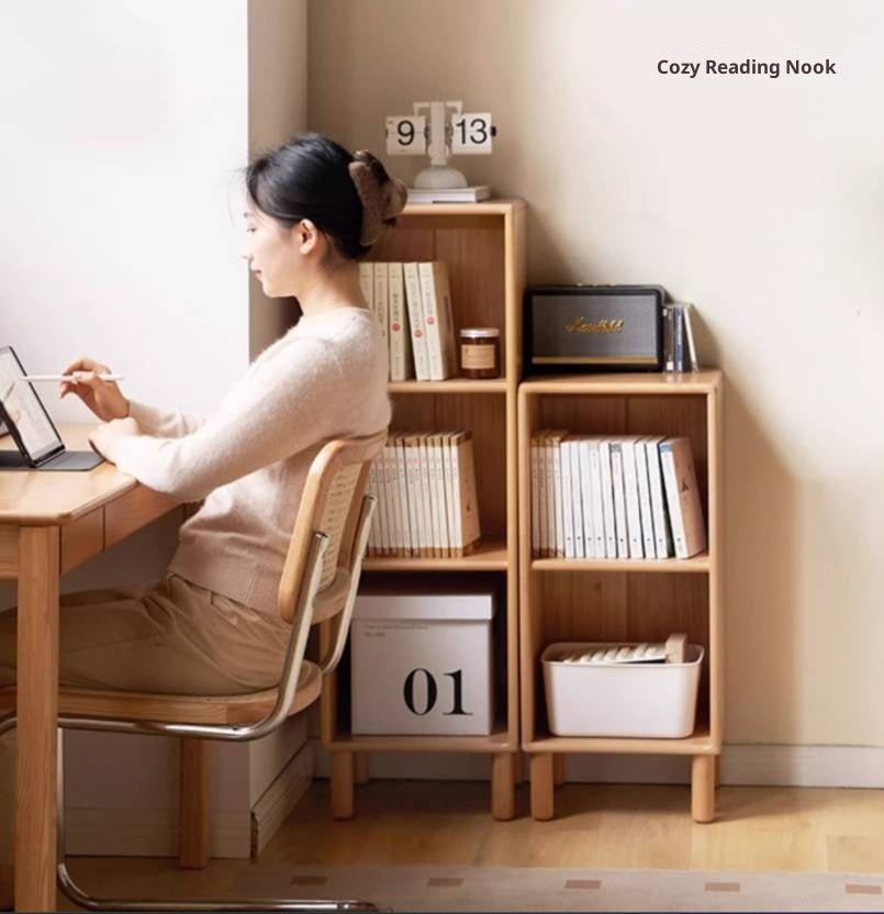Beech Solid Wood Capacity Bookcase