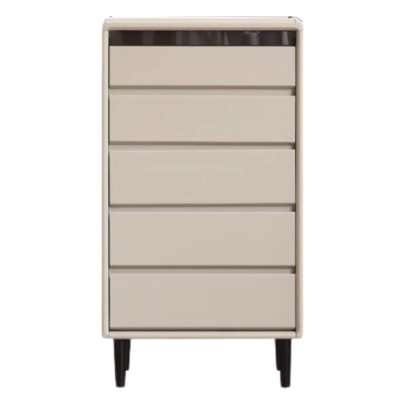 Solid Rubberwood Modern Drawer Cabinet