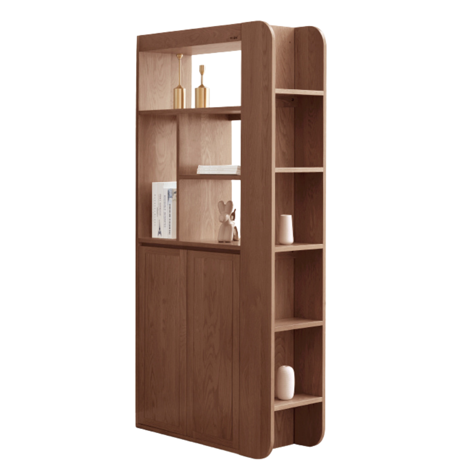 Oak, Ash Solid Wood Entrance Partition Cabinet