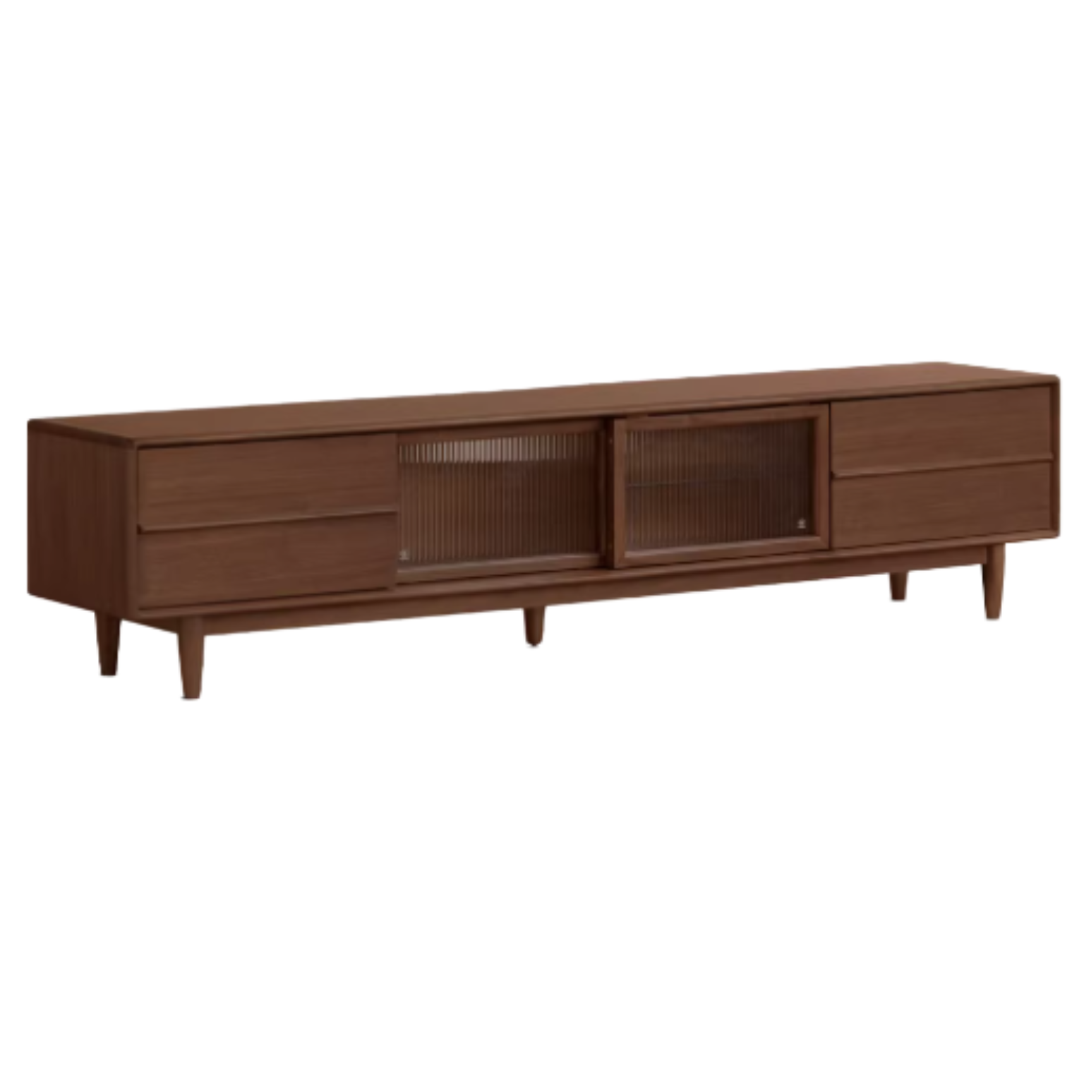 Black Walnut, Sandalwood, Ash, Golden Pear Solid Wood Modern TV Cabinet