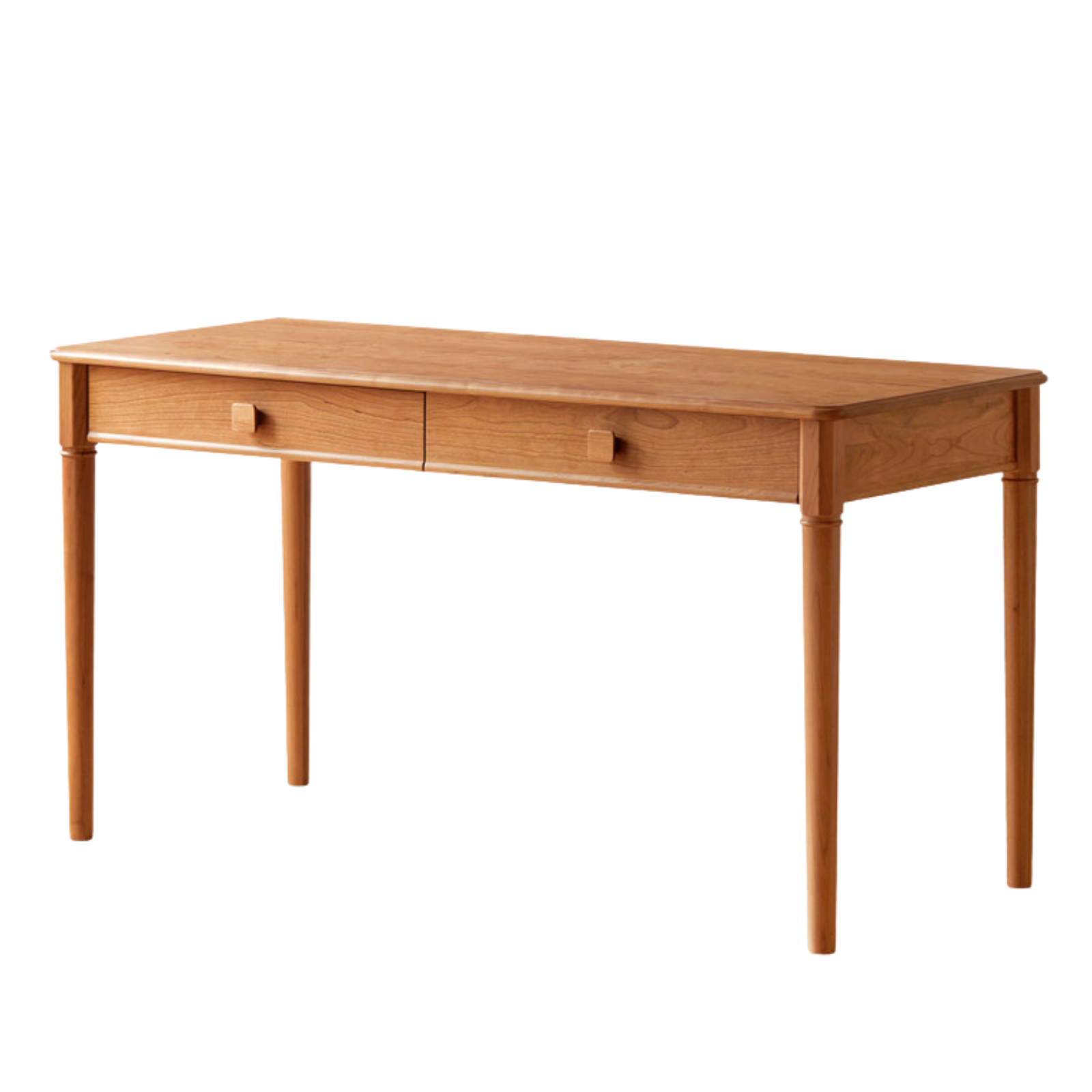 Cherry Solid Wood Antique Style Retro Drawer Desk