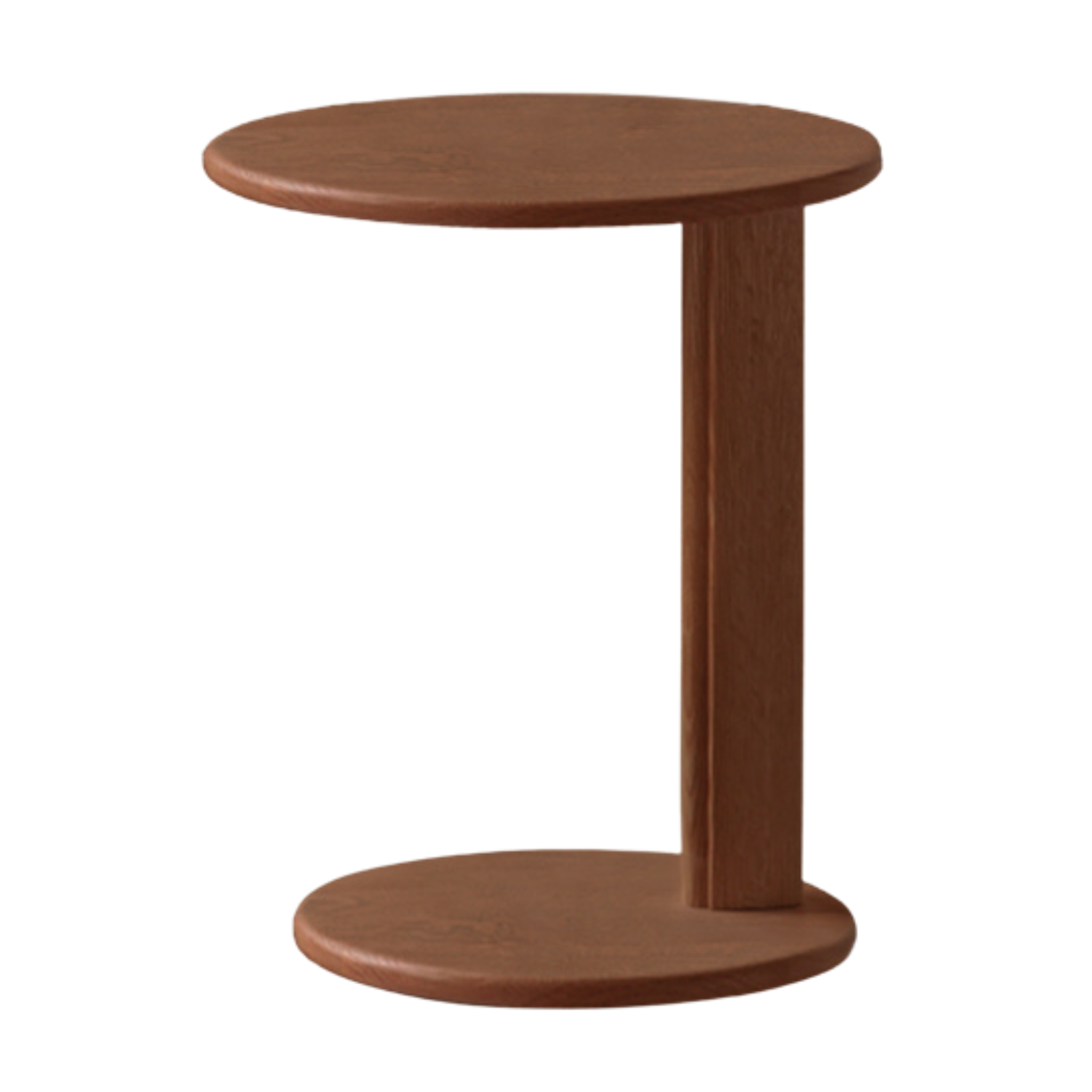 Oak Solid Wood Slate Modern Log Coffee Table