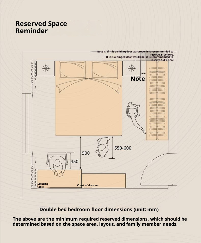 Ash Solid Wood Luminous Bed Modern Minimalist
