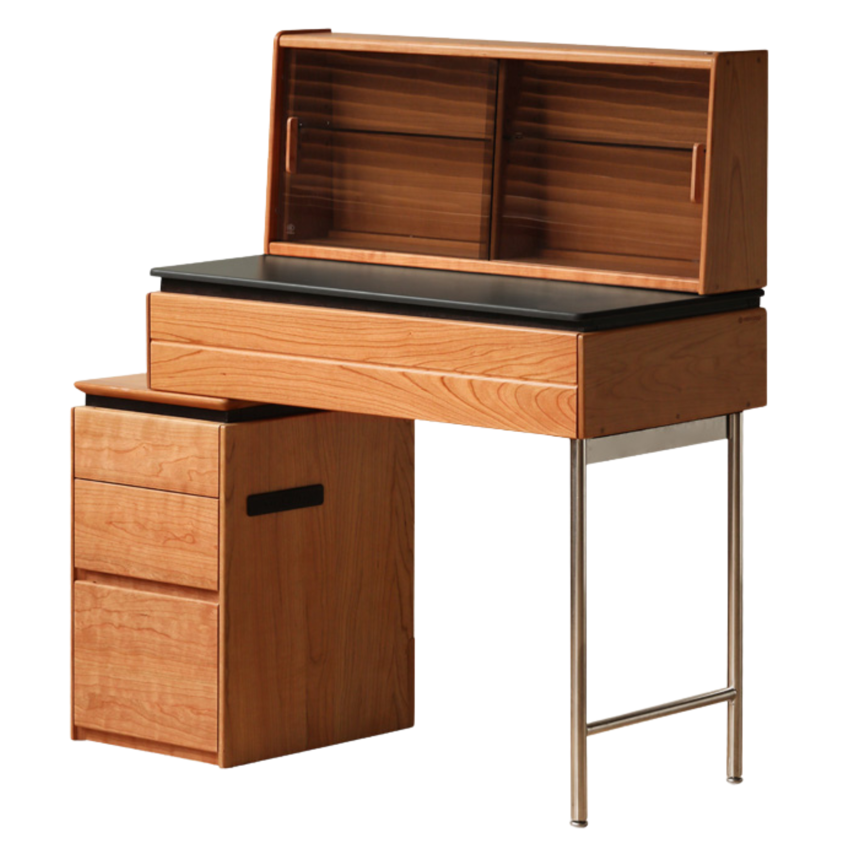 Cherry Wood Retractable Dressing Table