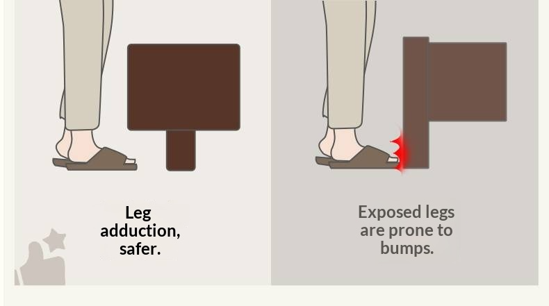 Rubberwood Solid Wood Modern Simple Platform Bed