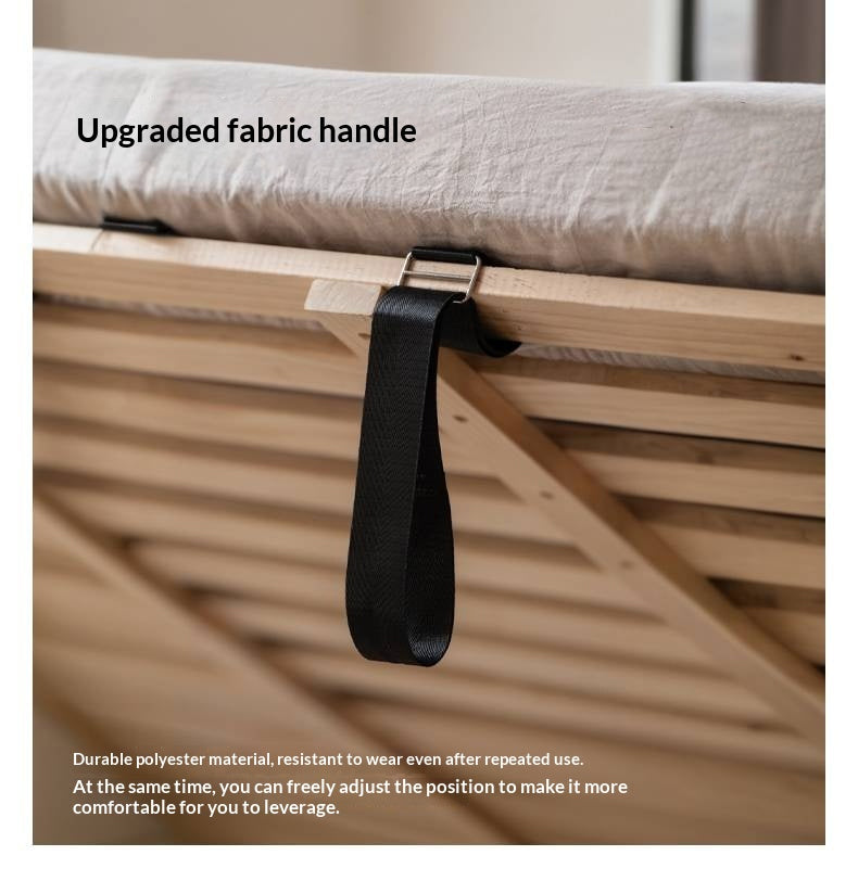 Oak Solid Wood Modern Platform Bed, Headboard-Free Box Bed