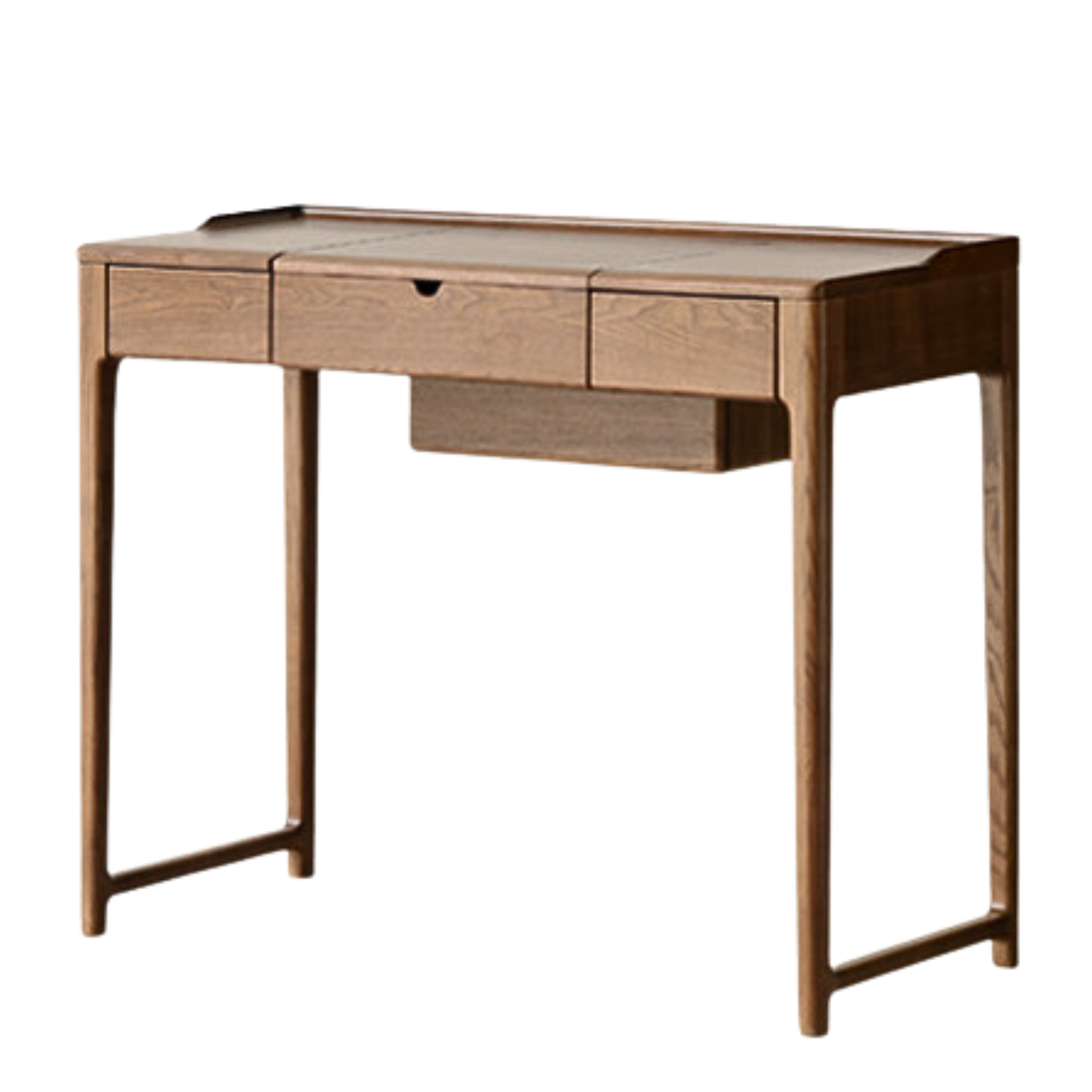 Black walnut, Ash solid wood flip dressing table :