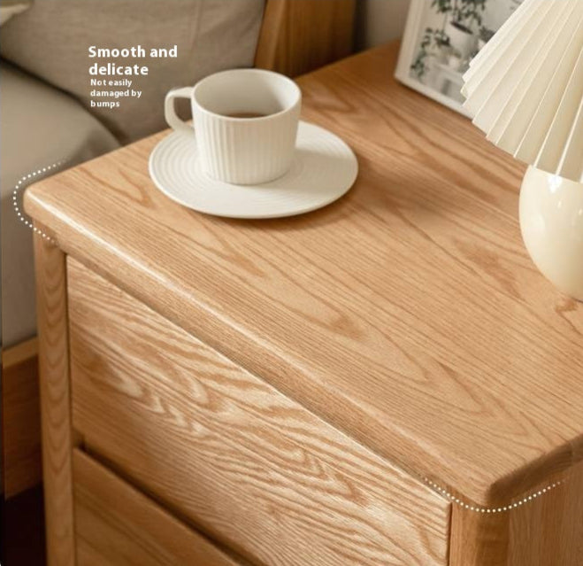 Oak Solid Wood Nordic Nightstand