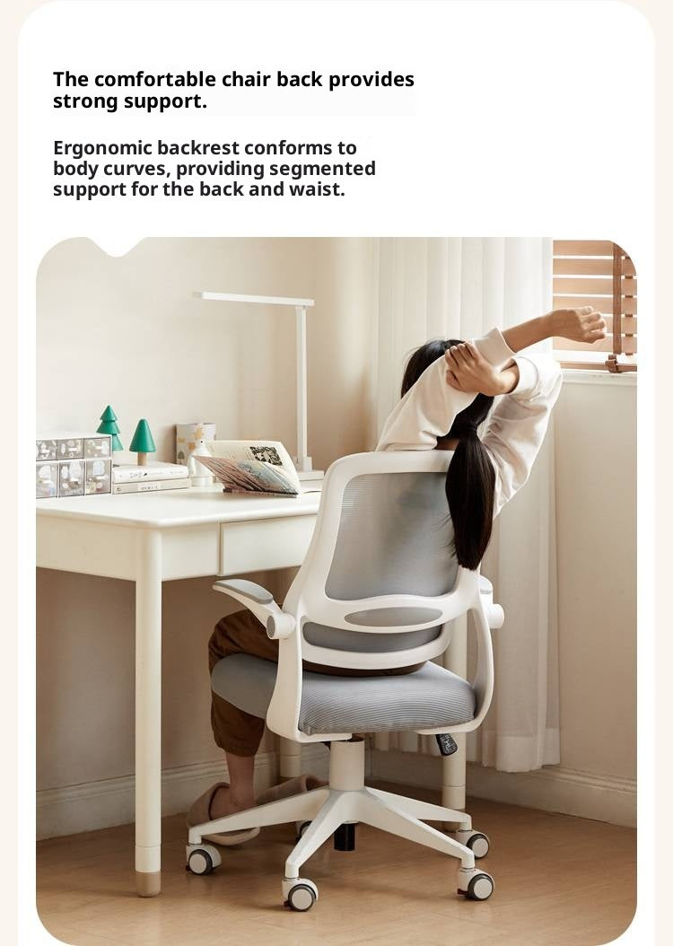 Children's Study Chair With Adjustable Backrest And Lifting Mechanism