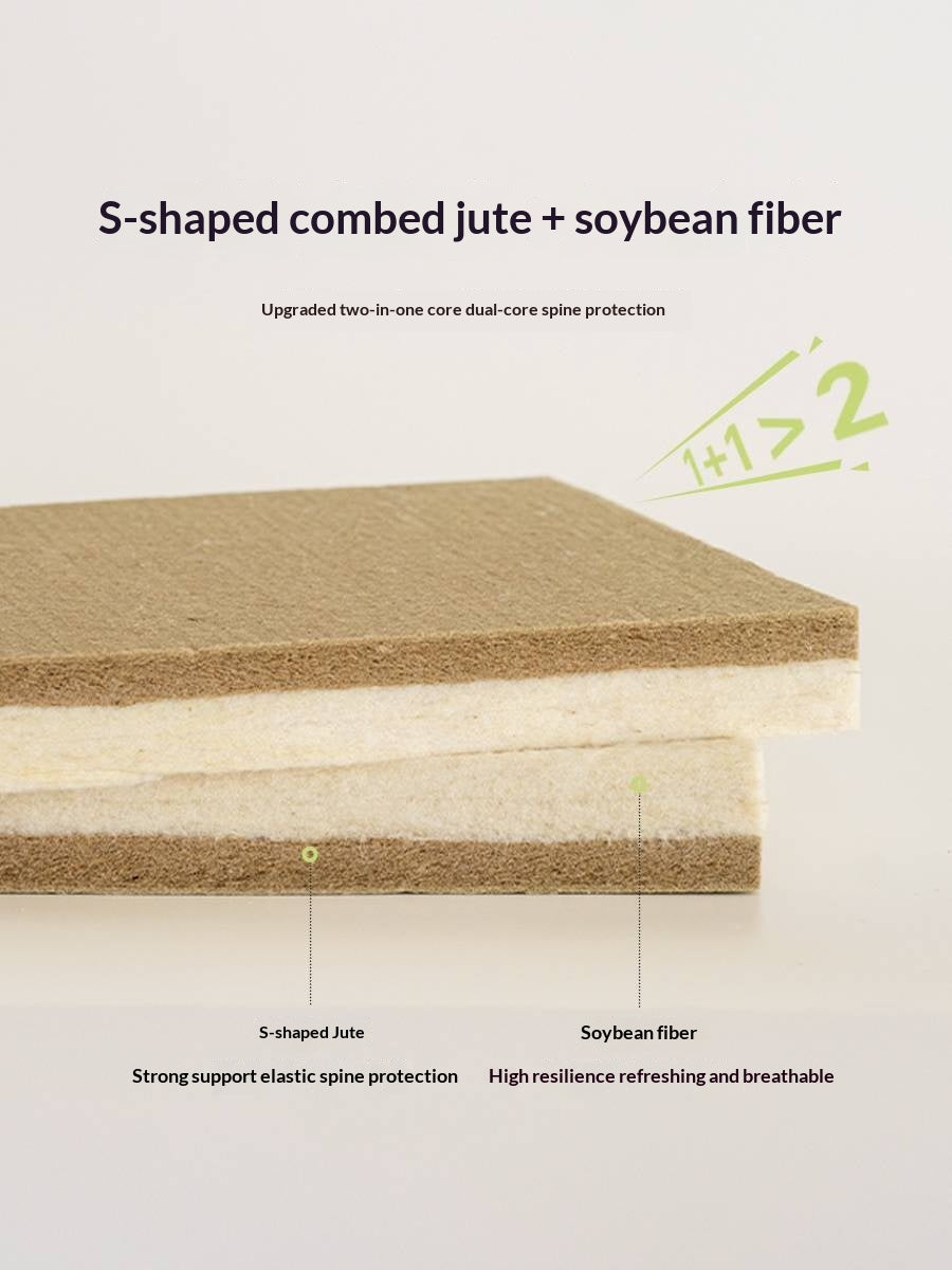 Zero Glue Certified Thick Mattress, Home Use Spring Mattress, Latex Soft Mattress, Bedroom Jute Mattress, Model Pro 23 cm