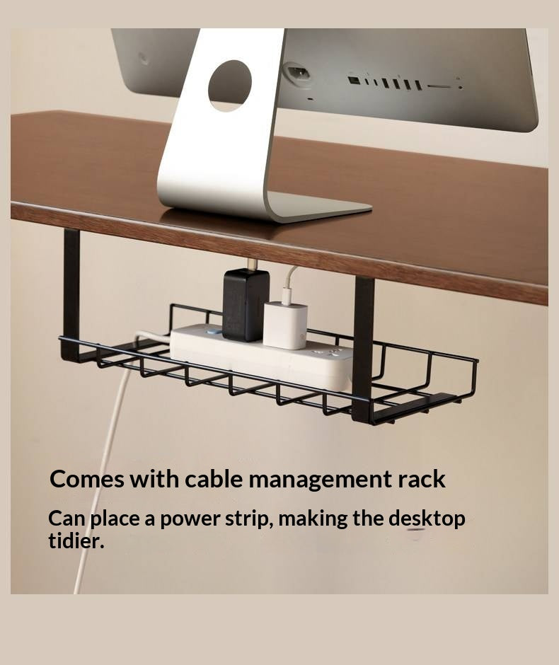Solid Longan Hardwood Electric Lift Standing Desk with Adjustable Height