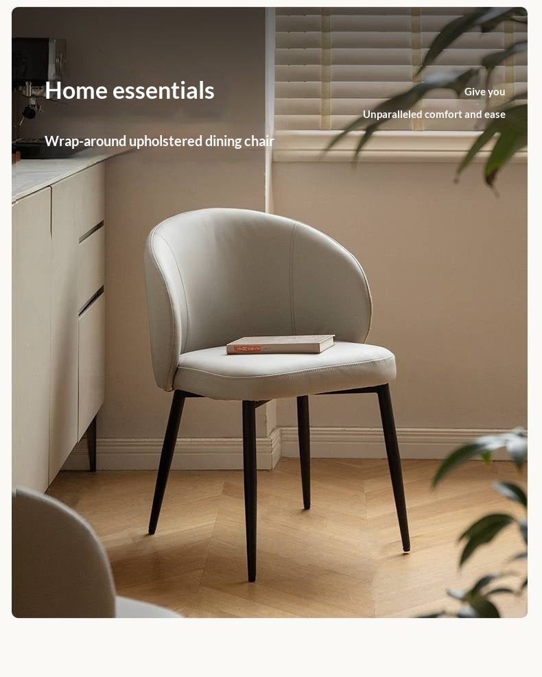 Soft Gray Leisure Dining Chair