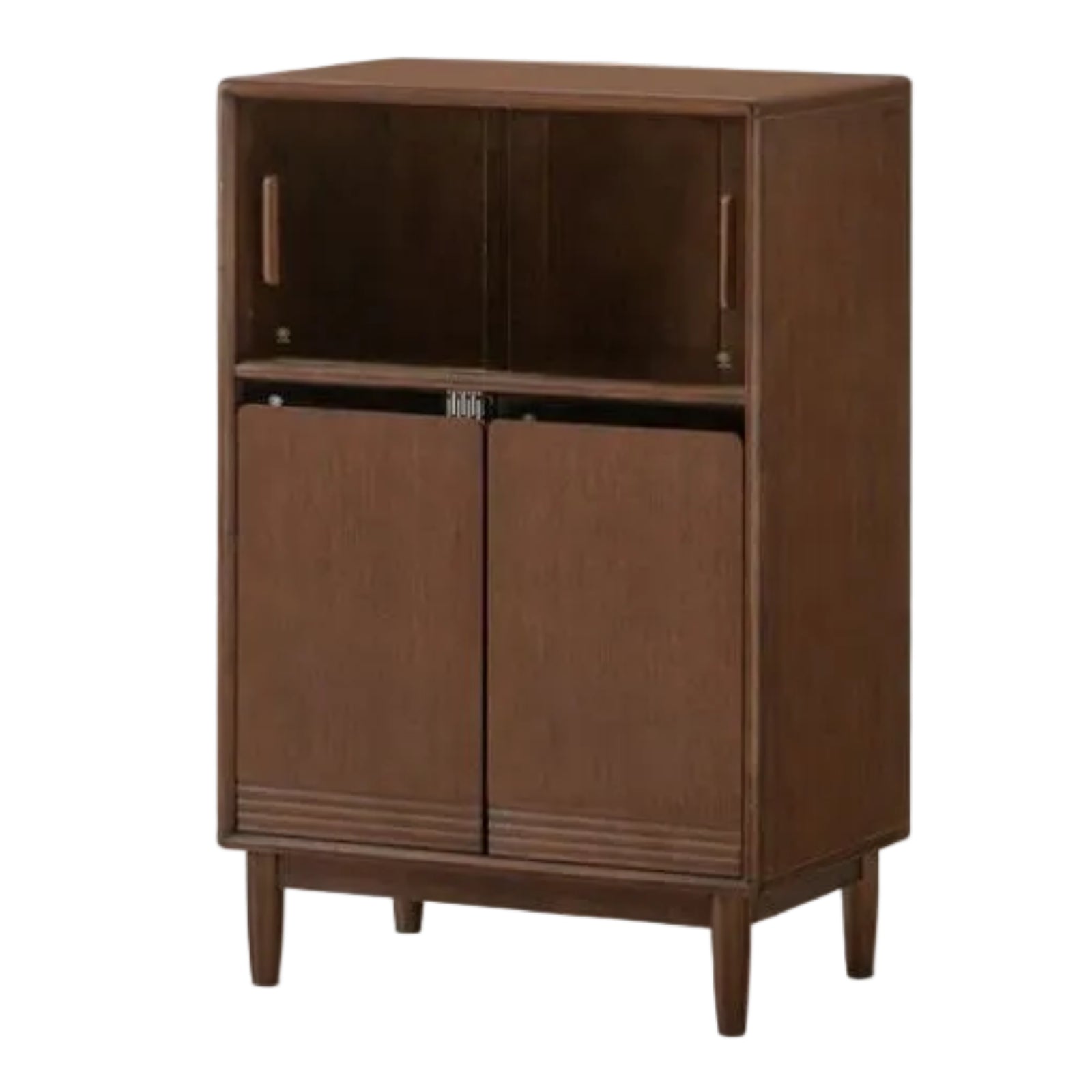 Solid Longan Hardwood Side Cabinet with Storage Space