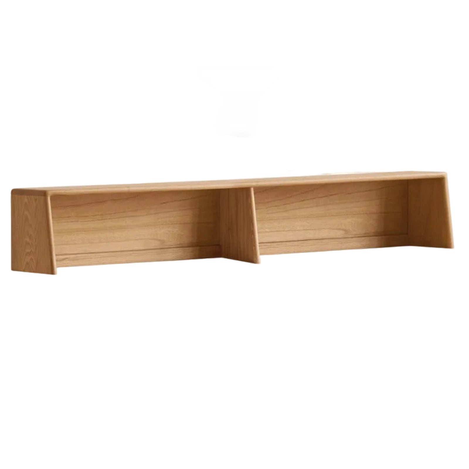 Oak Solid Wood Desktop Storage Rack Hutch Top Organizer