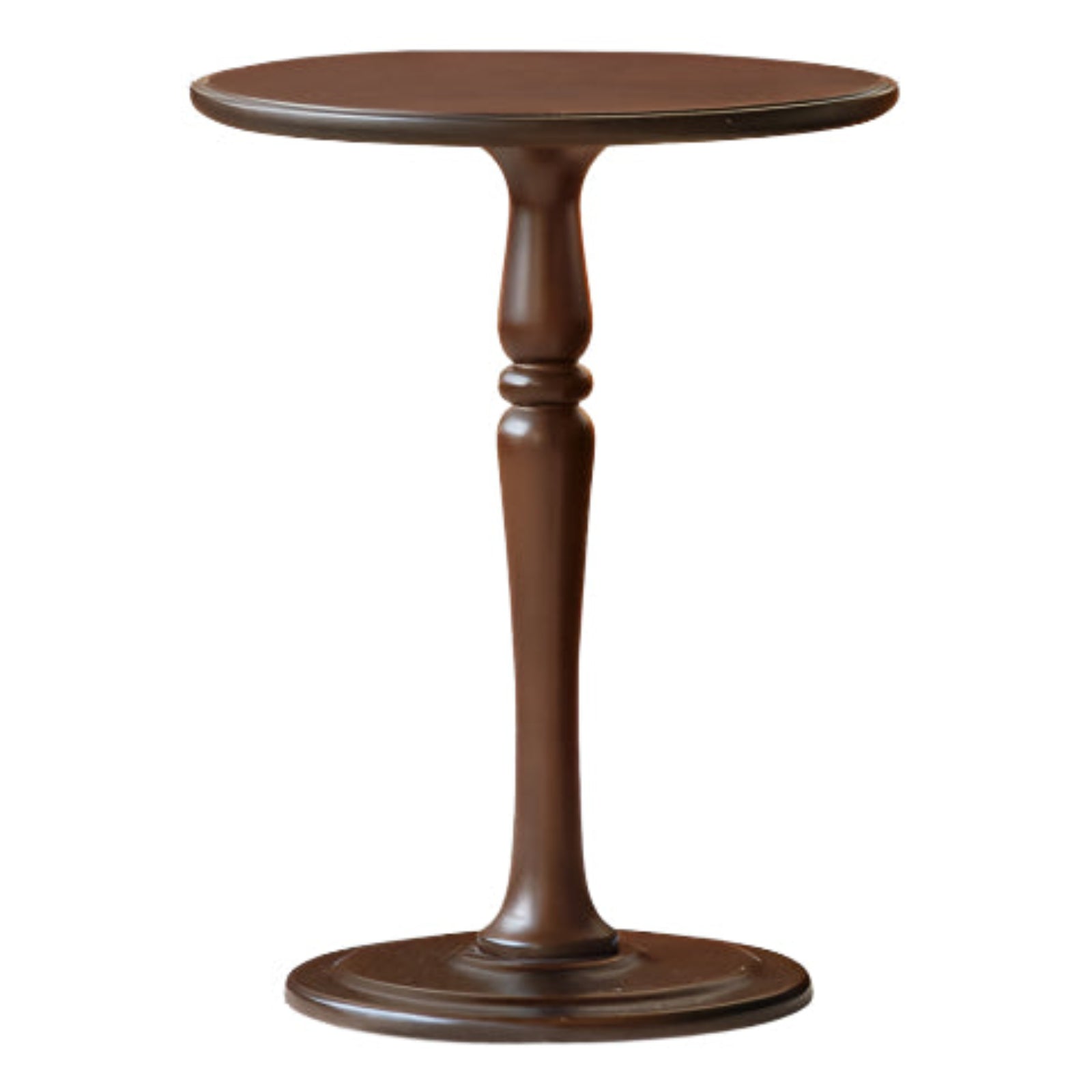 Poplar Solid Wood American Retro Style Round Tea Table image 8