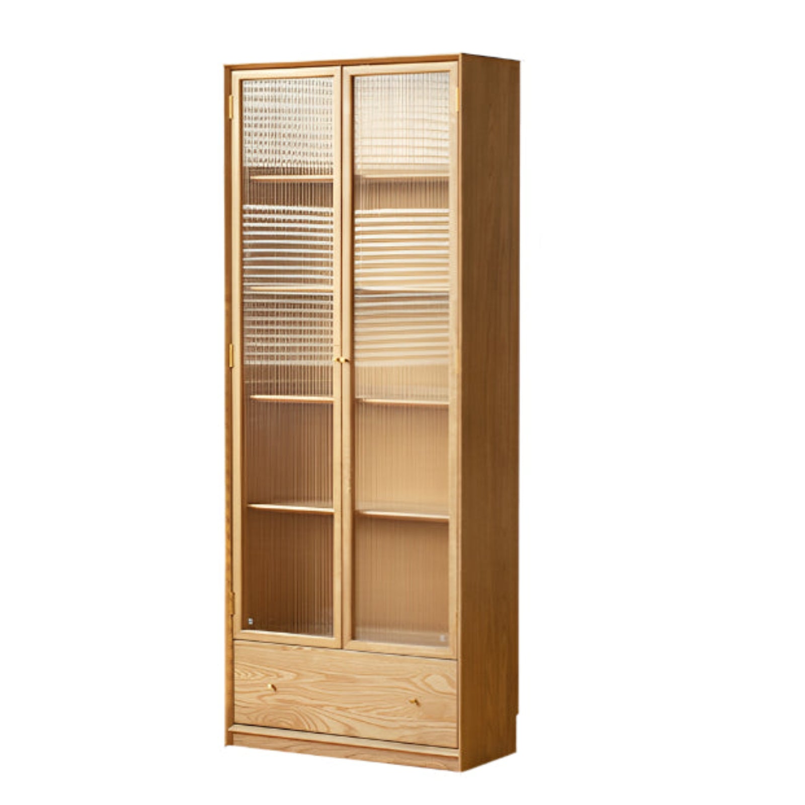 Ash Solid Wood Side Modern Style Bookcase