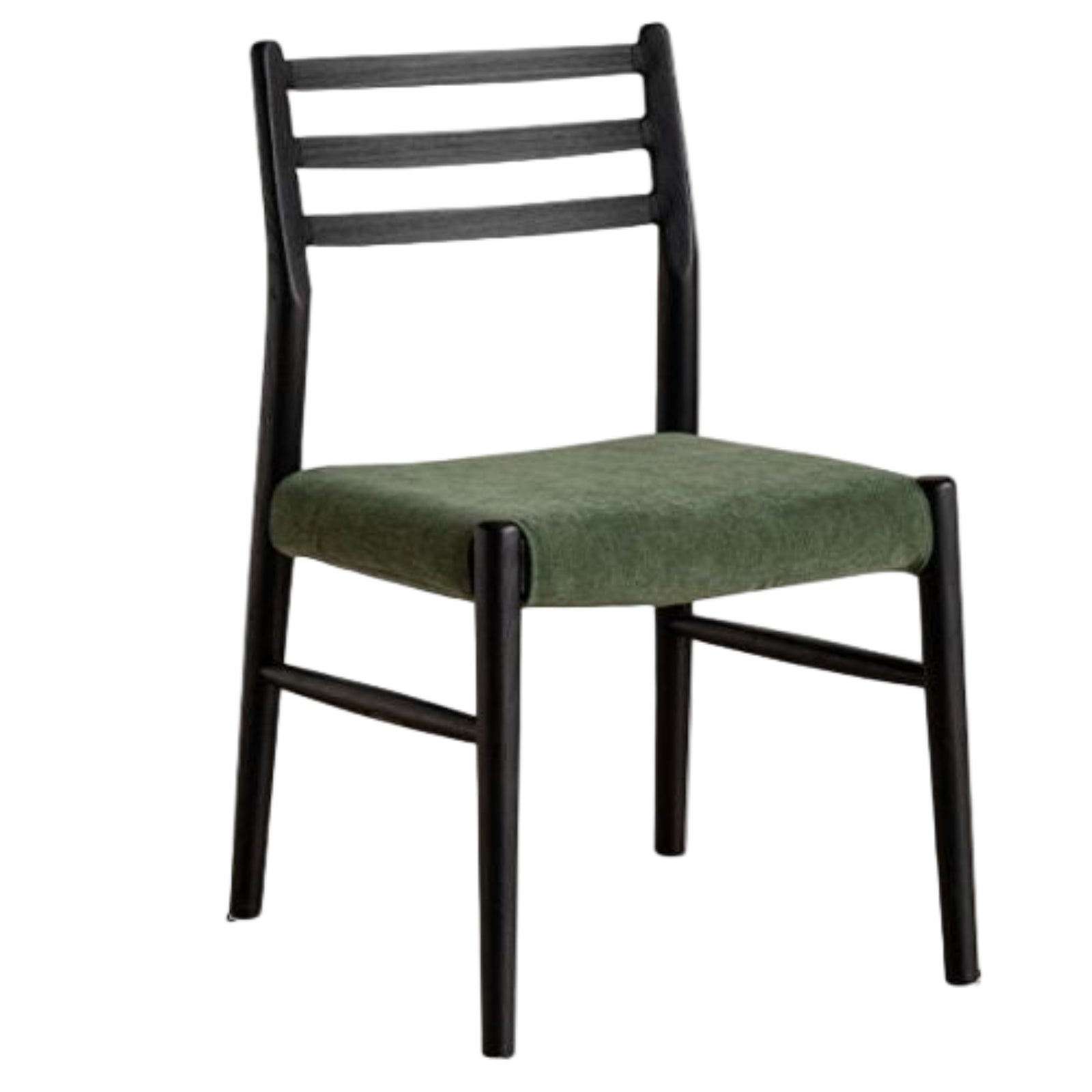 Set 4 pcs Cherry, Ash Solid Wood Artistic Retro Style Dining Chair