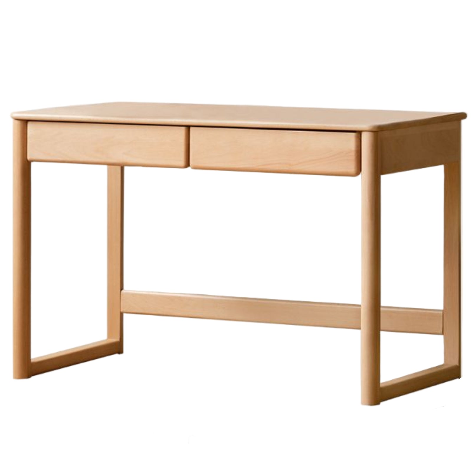 Beech Solid Wood Bookshelf Integrated Сhildren's Learning Desk