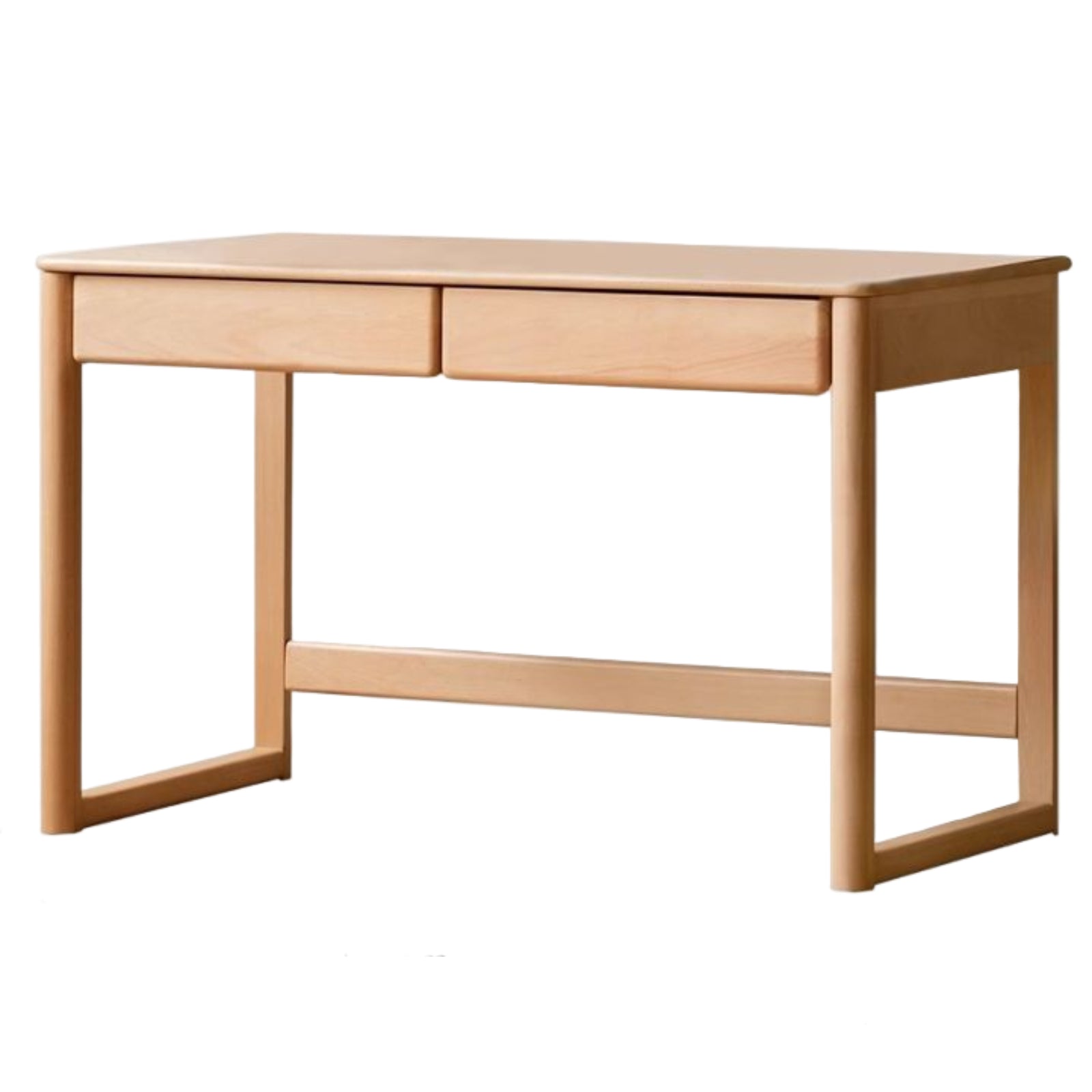 Beech Solid Wood Bookshelf Integrated Сhildren's Learning Desk