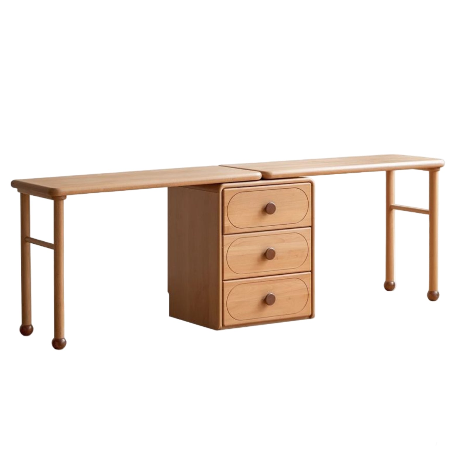 Beech Solid Wood Сhildren's Double Desk