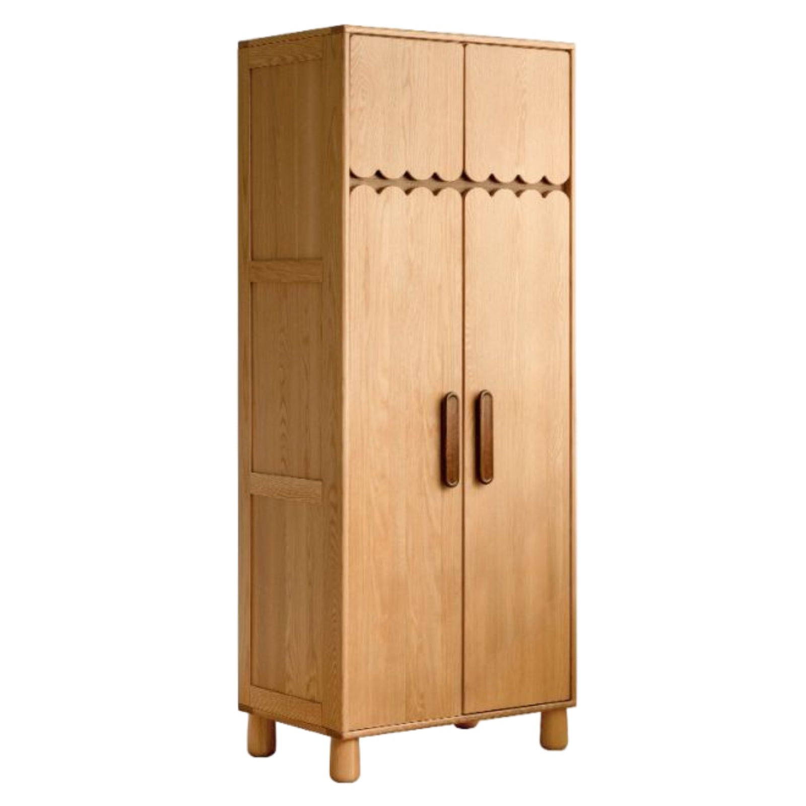 Oak Solid Wood Original Wood Style Children's Wardrobe
