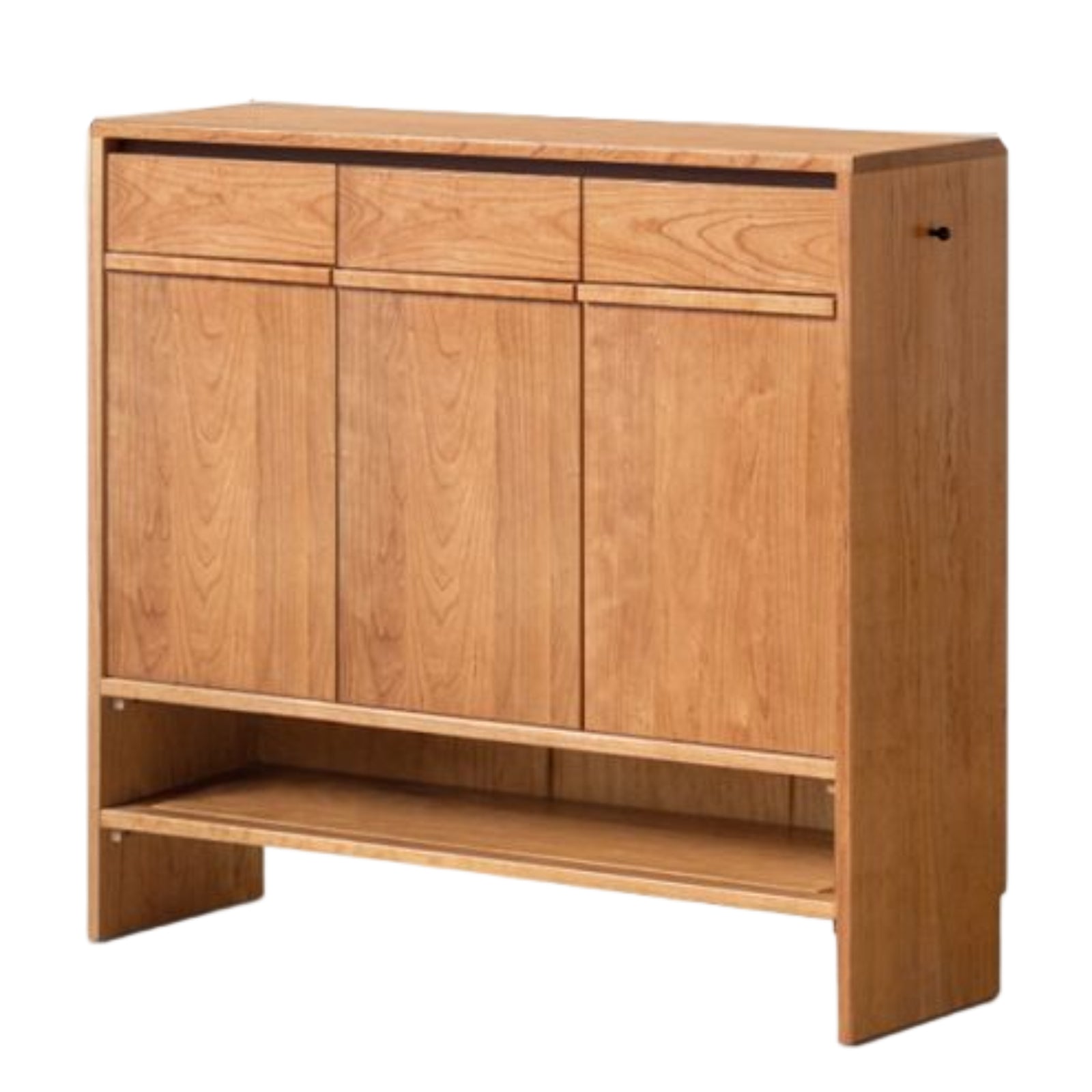 Cherry Solid Wood Modern Shoe Cabinet