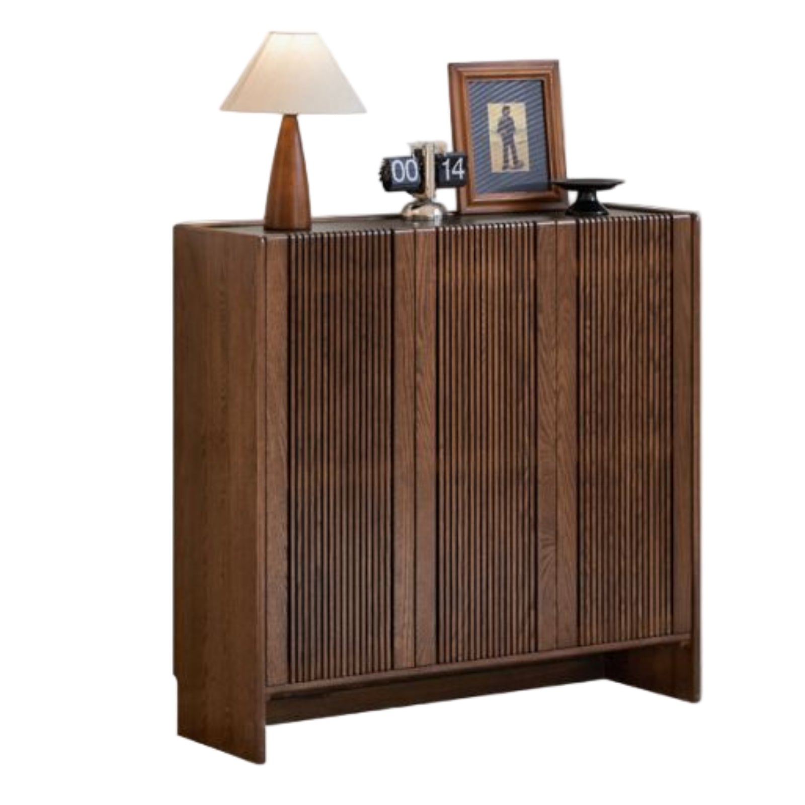 Oak Solid Wood Italian Light Luxury Shoe Cabinet