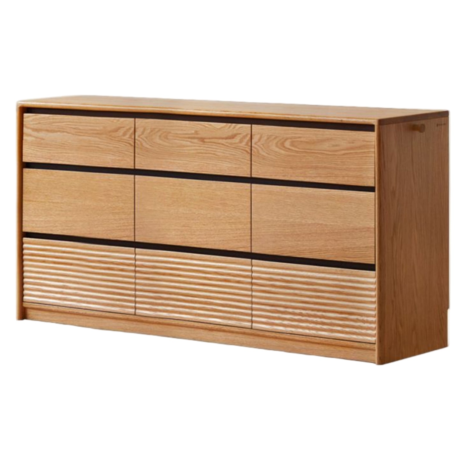 Oak Solid Wood Modern Minimalist Chest of Drawers