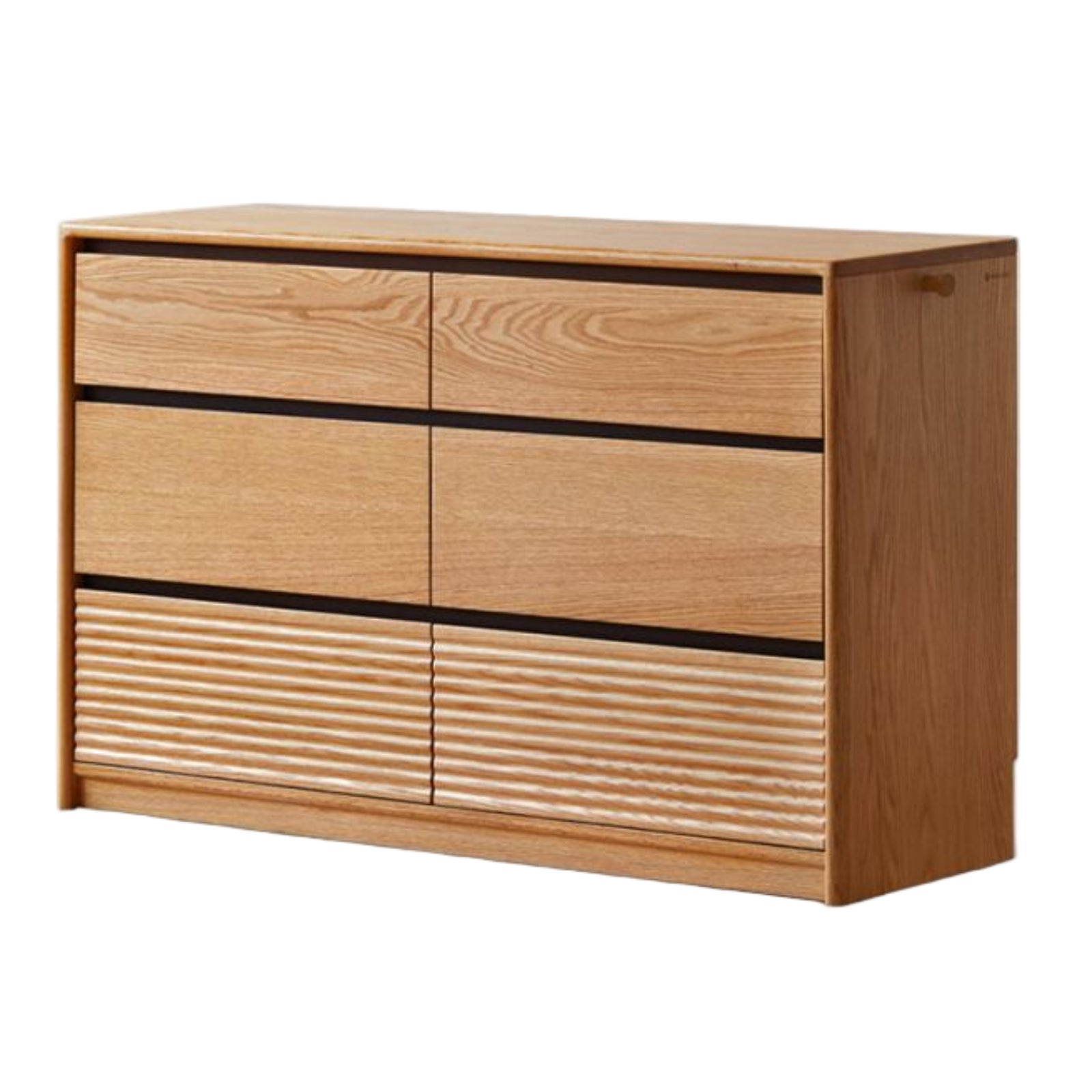 Oak Solid Wood Modern Minimalist Chest of Drawers