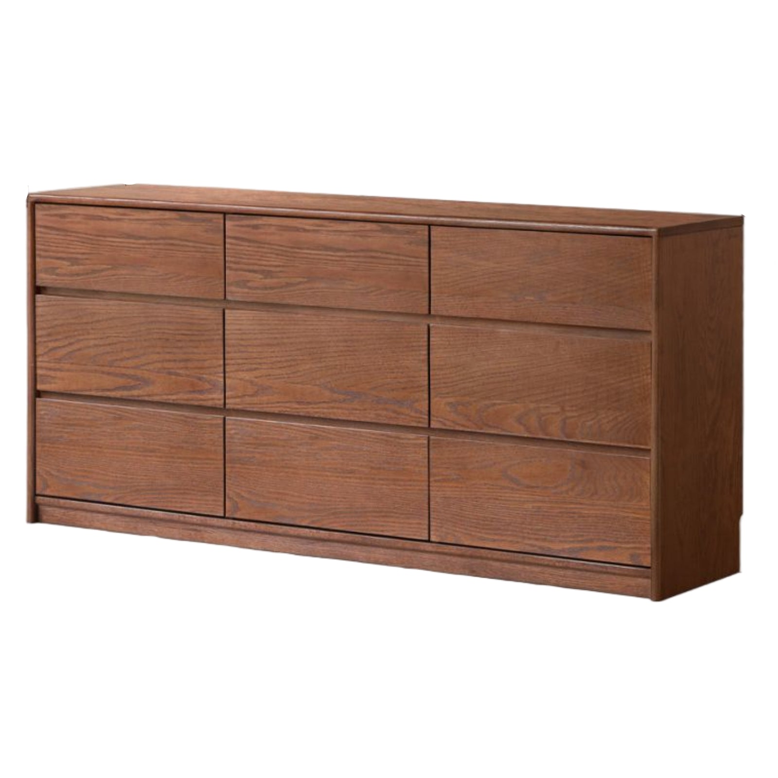 Oak Solid Wood Modern Drawer Cabinet