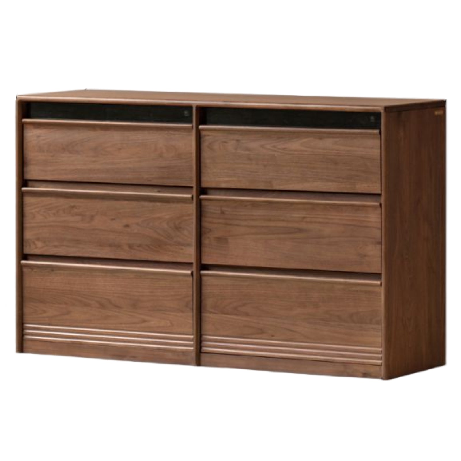 Black Walnut Solid Wood Nine-Drawer Chest