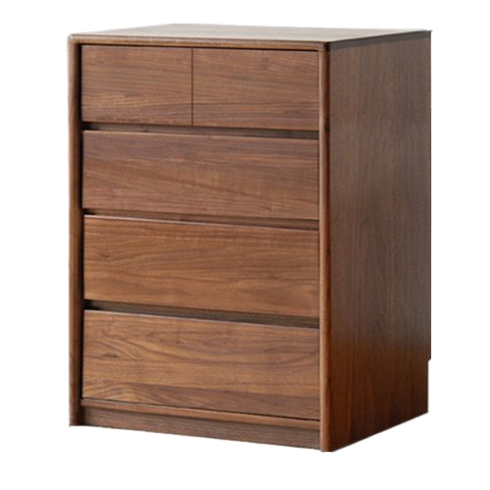 Black Walnut, South American Walnut Solid Wood Six-Drawer Chest