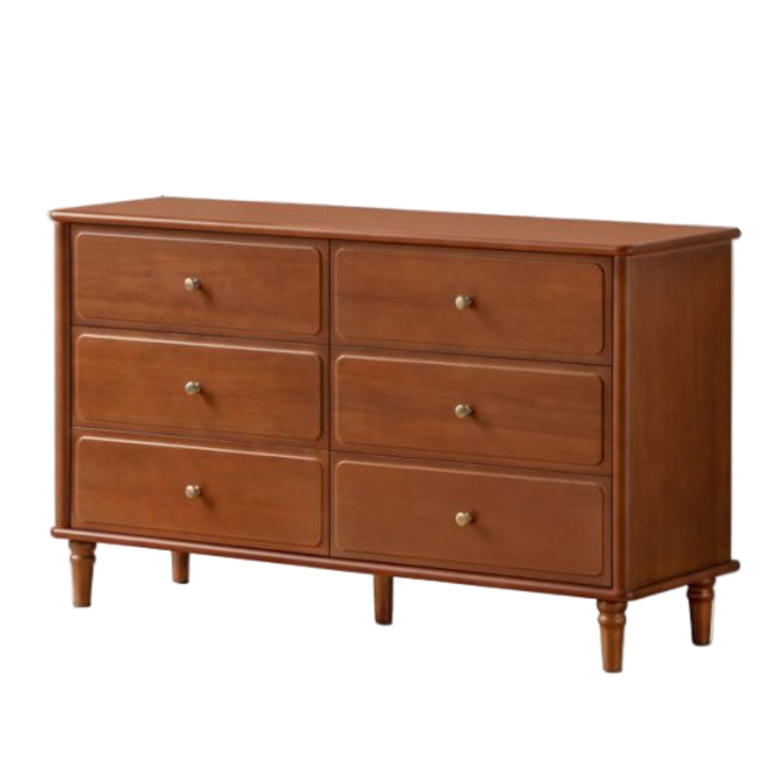 Poplar Solid Wood French Retro Style Dressing Table