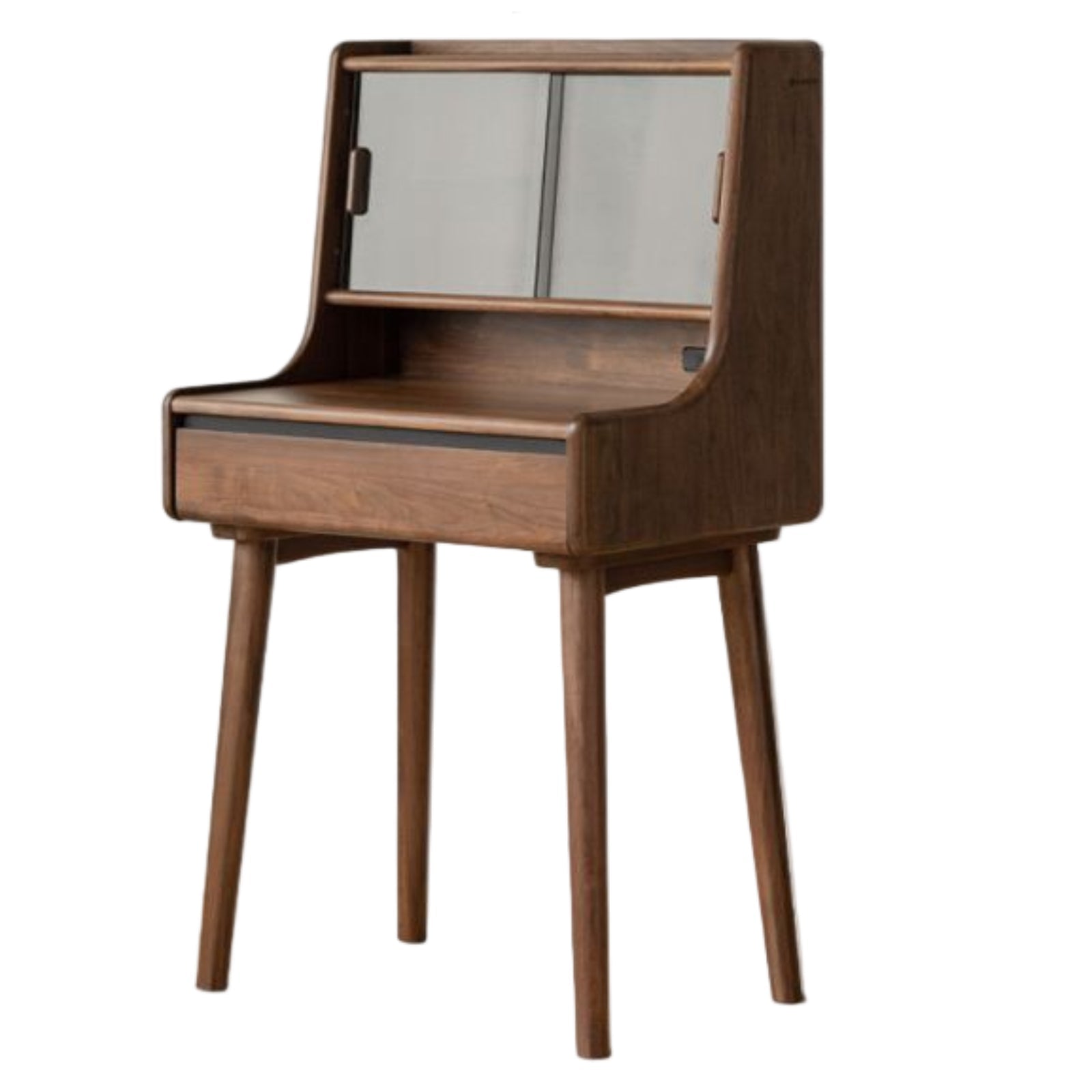 Black Walnut, Sandalwood Solid Wood Light Luxury Multifunctional Dressing Table